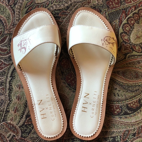 NWT Cornetti Italian Cannucce Fish Slides • Size 6 - Picture 2 of 11